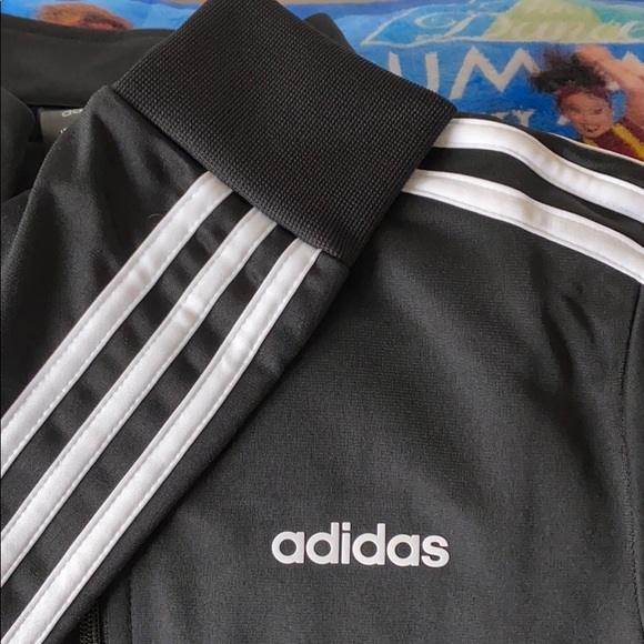 Adidas Black Tricot Warm Up Jacket - Picture 3 of 3